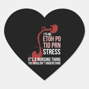 It's Nurse Thing Tshirt Funny Registered Nurse Say Heart Sticker