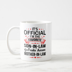 It's Official I'm The Favourite Son-In-Law Coffee Mug