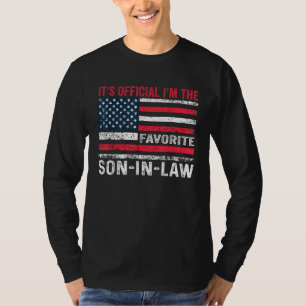 It's Official I'm The Favourite Son-in-law T-Shirt