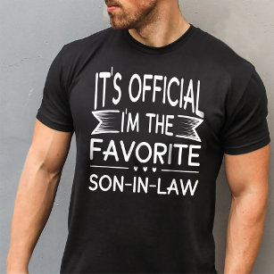 It's Official I'm the Favourite Son in Law T-Shirt