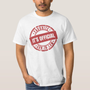 Its Official Im The Favourite Son In Law T-Shirt