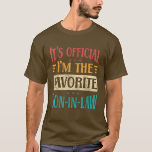 It's official I'm the favourite son-in-law Vintage T-Shirt