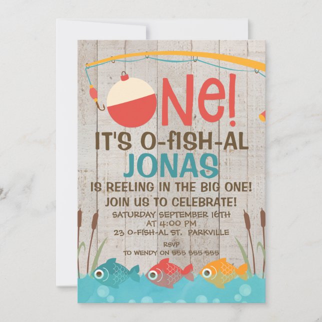 It's Ofishal One First Birthday Invitation (Front)