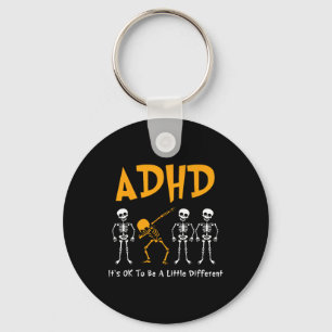 It's Ok To Be A Little Different Adhd Awareness Sk Keychain