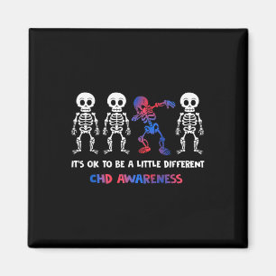 Its Ok To Be A Little Different Chd Awareness Magnet