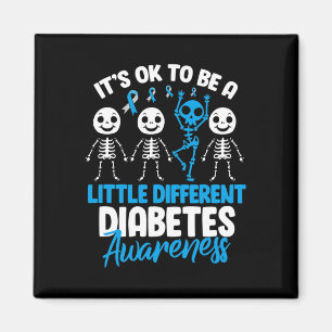 It's Ok To Be A Little Different Diabetes Awarenes Magnet