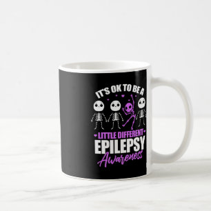 Its ok to be a little different epilepsy awareness coffee mug