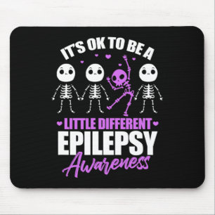 Its ok to be a little different epilepsy awareness mouse pad