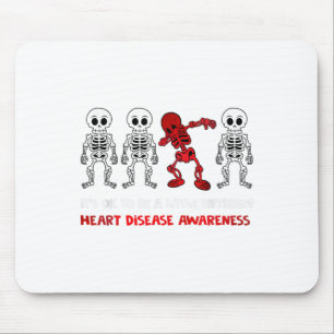 Its Ok To Be A Little Different Heart Disease Awar Mouse Pad