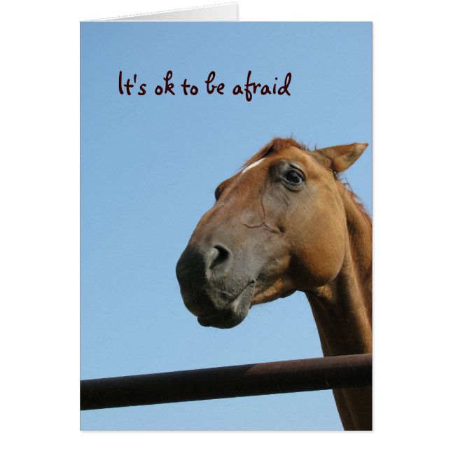 It's ok to be afraid (Front)