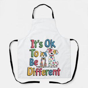 It's ok to be different apron