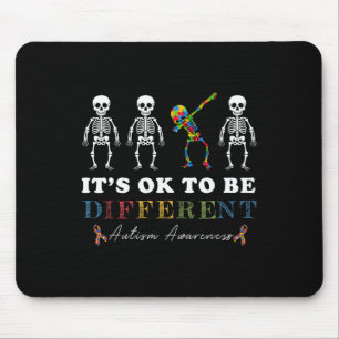 It's Ok To Be Different Autism Awareness Dabbing S Mouse Pad