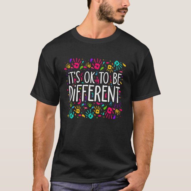 It's Ok To Be Different Autism Awareness Pullover  (Front)