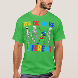 Its Ok To Be Different Autism Awareness T-Shirt