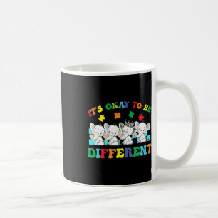 It's Ok To Be Different Elephant Autism Awareness Coffee Mug