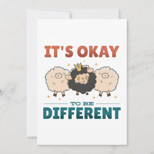 It's OK to be different Invitation
