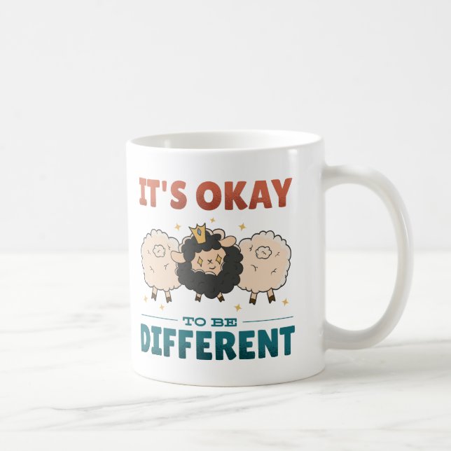It's OK to be different Invitation Coffee Mug (Right)