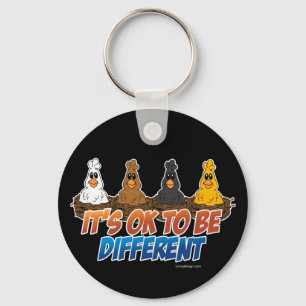 It's OK To be Different Keychain