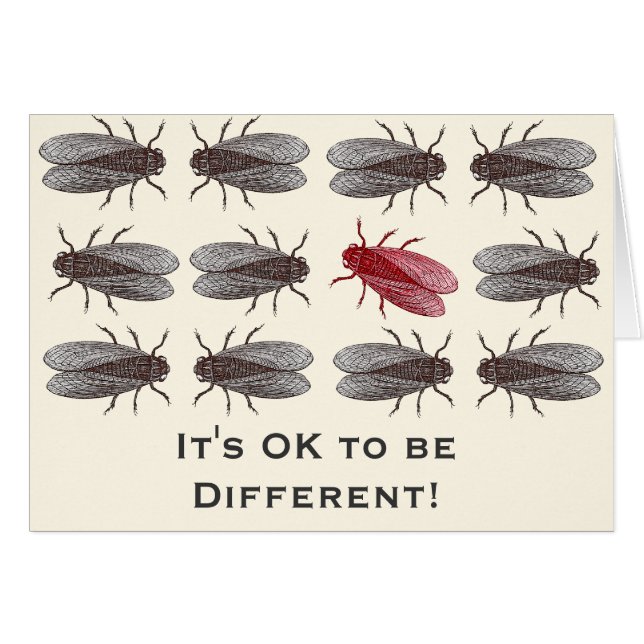 I'ts OK to be Different - Mutant Fruit Fly (Front Horizontal)