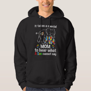 It's Ok To Be Different Reindeer Christmas Autism Hoodie