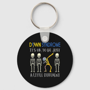 It's Ok To Be Just Little Different Down Syndrome Keychain