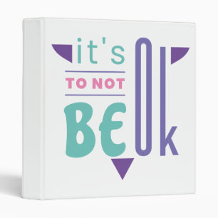 It's ok to not be ok binder