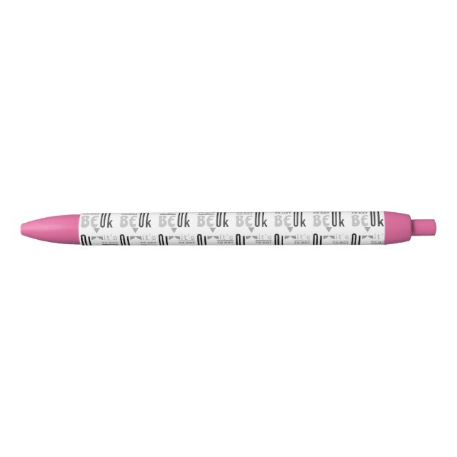 It's OK to not be OK Black Ink Pen (Front)