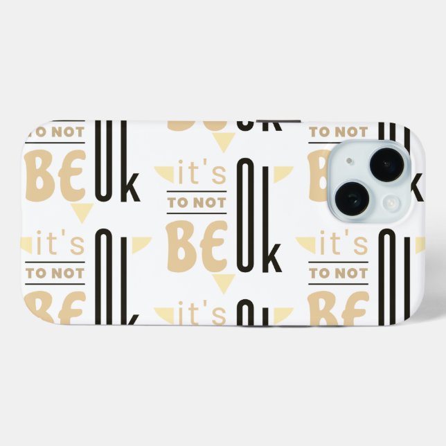It's OK to not be OK Case-Mate iPhone Case (Back (Horizontal))