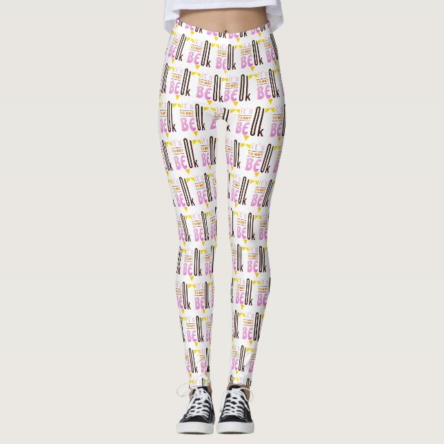 It's OK to not be OK Leggings (Front)