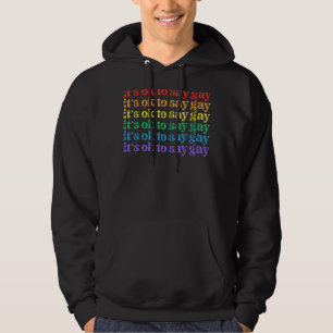 Its Ok To Say Gay  Florida Its Ok To Say Gay Lgbt  Hoodie