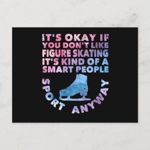 It's okay if you don't like figure skating Lust Postcard