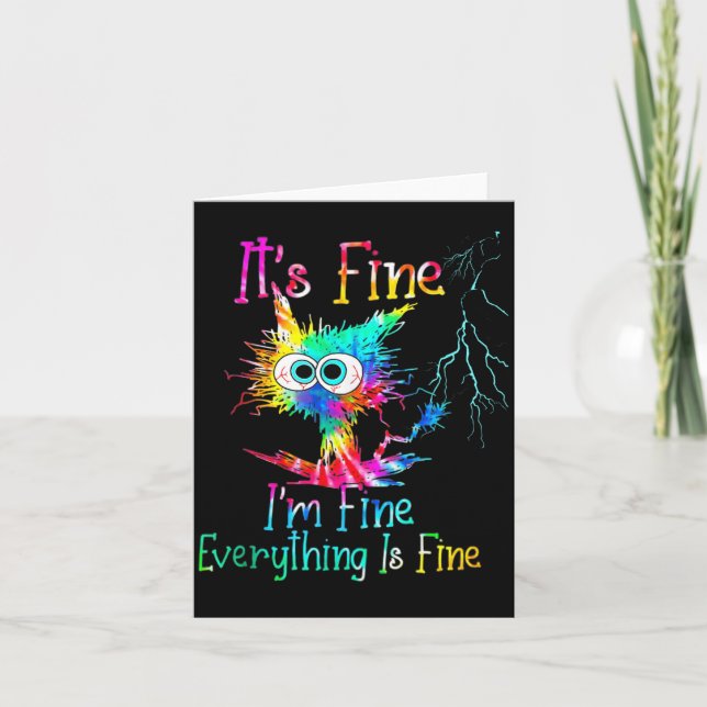 Its Okay Im Fine Everything Is Under Card (Front)