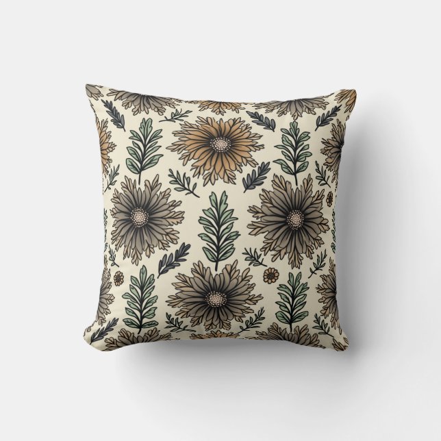 It's okay to be alone in the world throw pillow (Front)