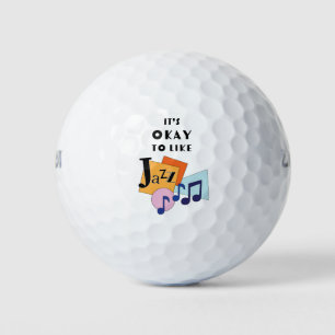 It's Okay to Like Jazz V.2 Golf Balls