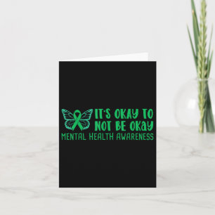 Its Okay To Not Be Okay Mental Health Awareness Ri Card