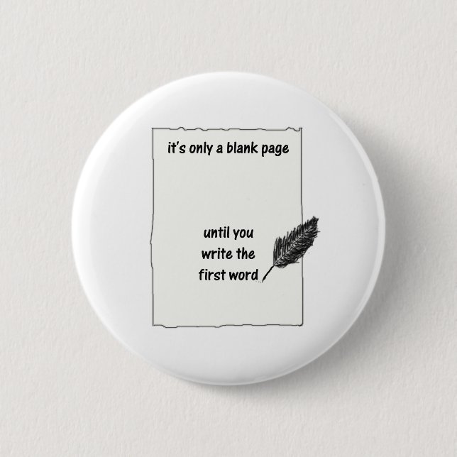 It's only a blank page... 2 inch round button (Front)