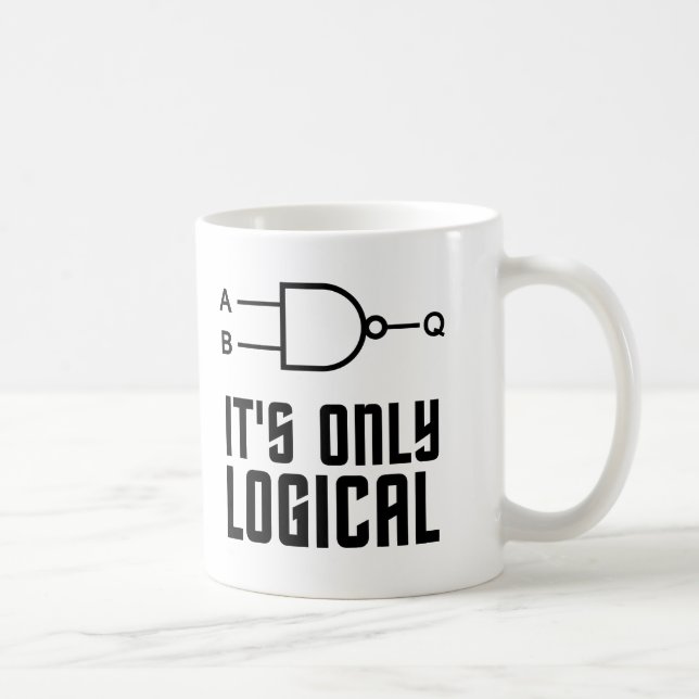 It's Only Logical Coffee Mug (Right)