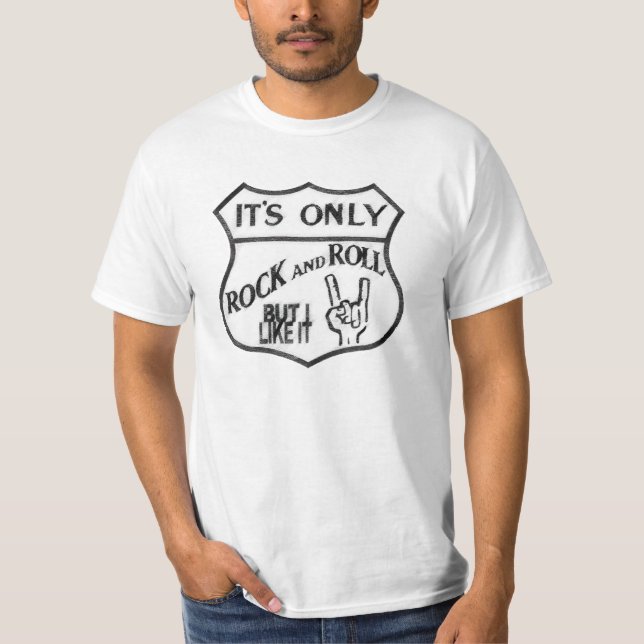 It's Only Rocks #1 - Tshirt Stencil Custom (Devant)