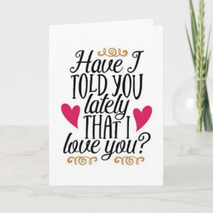 IT'S "OUR ANNIVERSARY" AND "I LOVE YOU" CARD