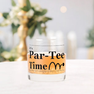 It's Par Tee Time Golf Club Name Your Name Whiskey Glass