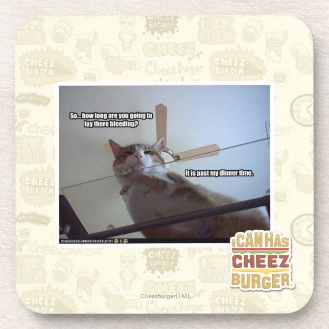 It's past my dinner time coaster (Front)