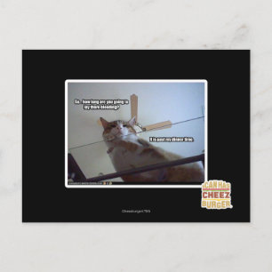 It's past my dinner time postcard