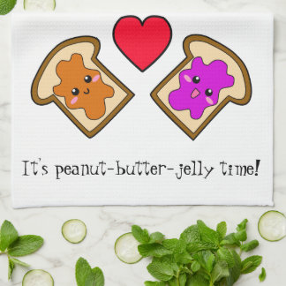 It's Peanut-Butter-Jelly Time! Kitchen Towel