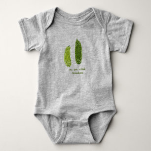 "It's Pickle-o'clock Somewhere" Baby Shirt