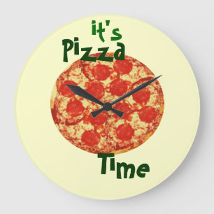 It's Pizza Time Clock