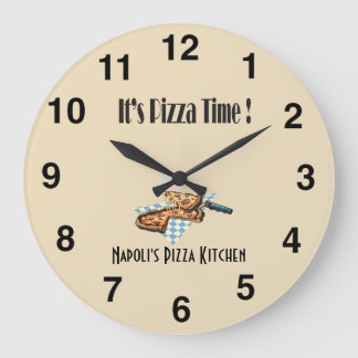 Its Pizza Time - Pizza Palor Clock