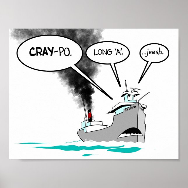 It's pronounced CRAY-po Poster (Front)