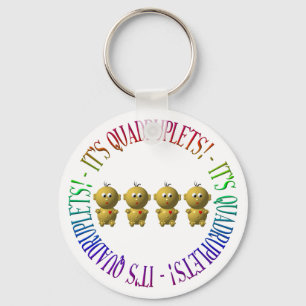 It's quadruplets! keychain