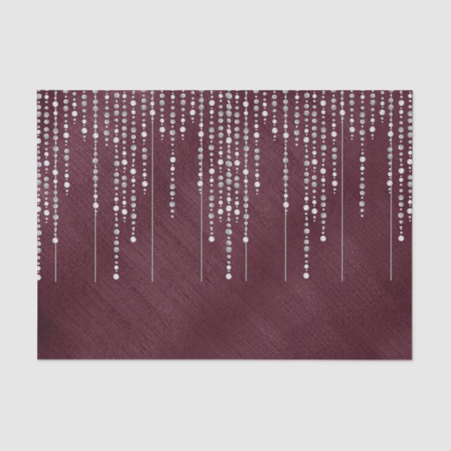 It's Raining Pearl Necklaces! Tissue Paper (Front)