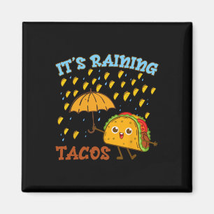 Its Raining Tacos Cinco De Mayo Funny Mexican Boy  Magnet